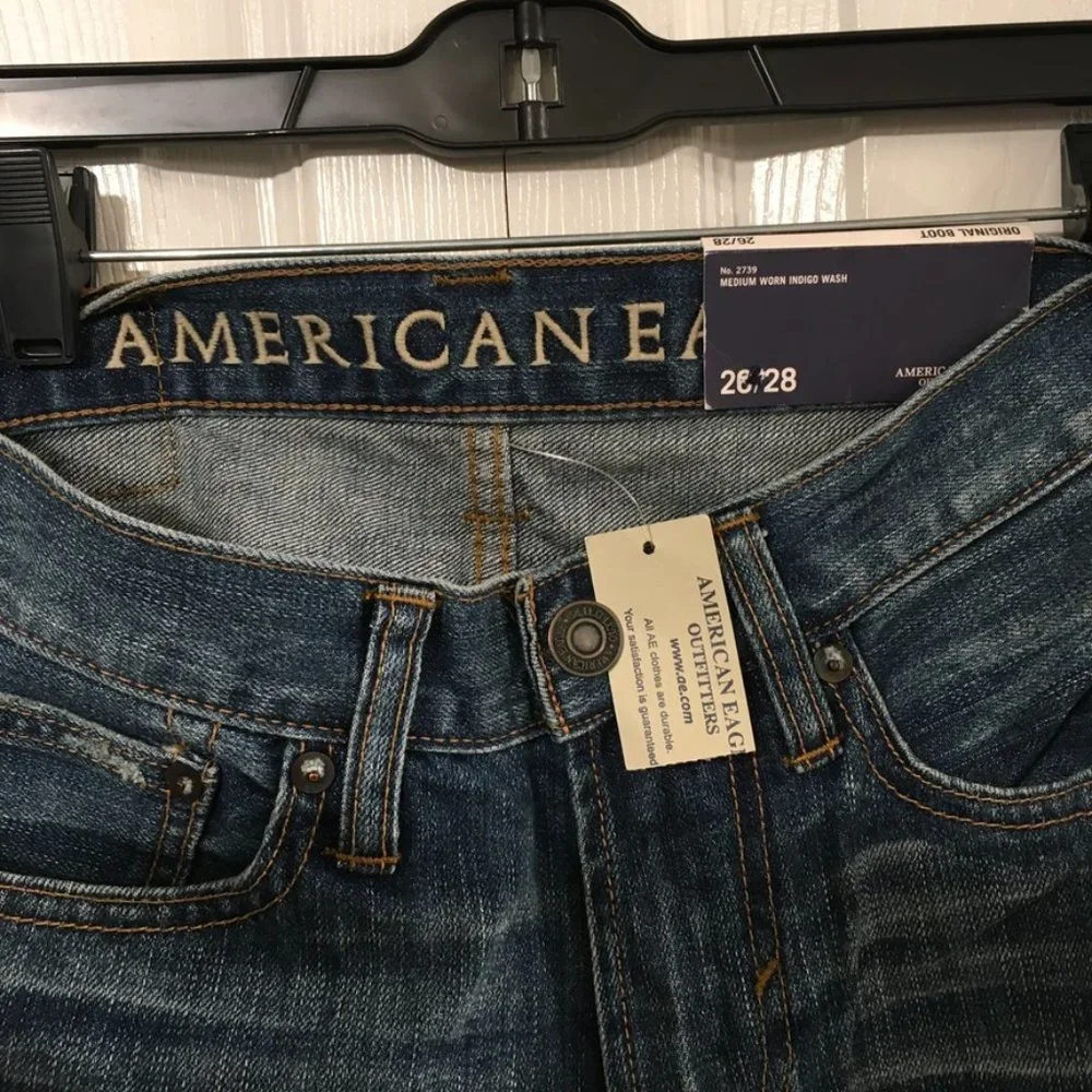 American Eagle Outfitters Boys Indigo Wash Denim Jeans